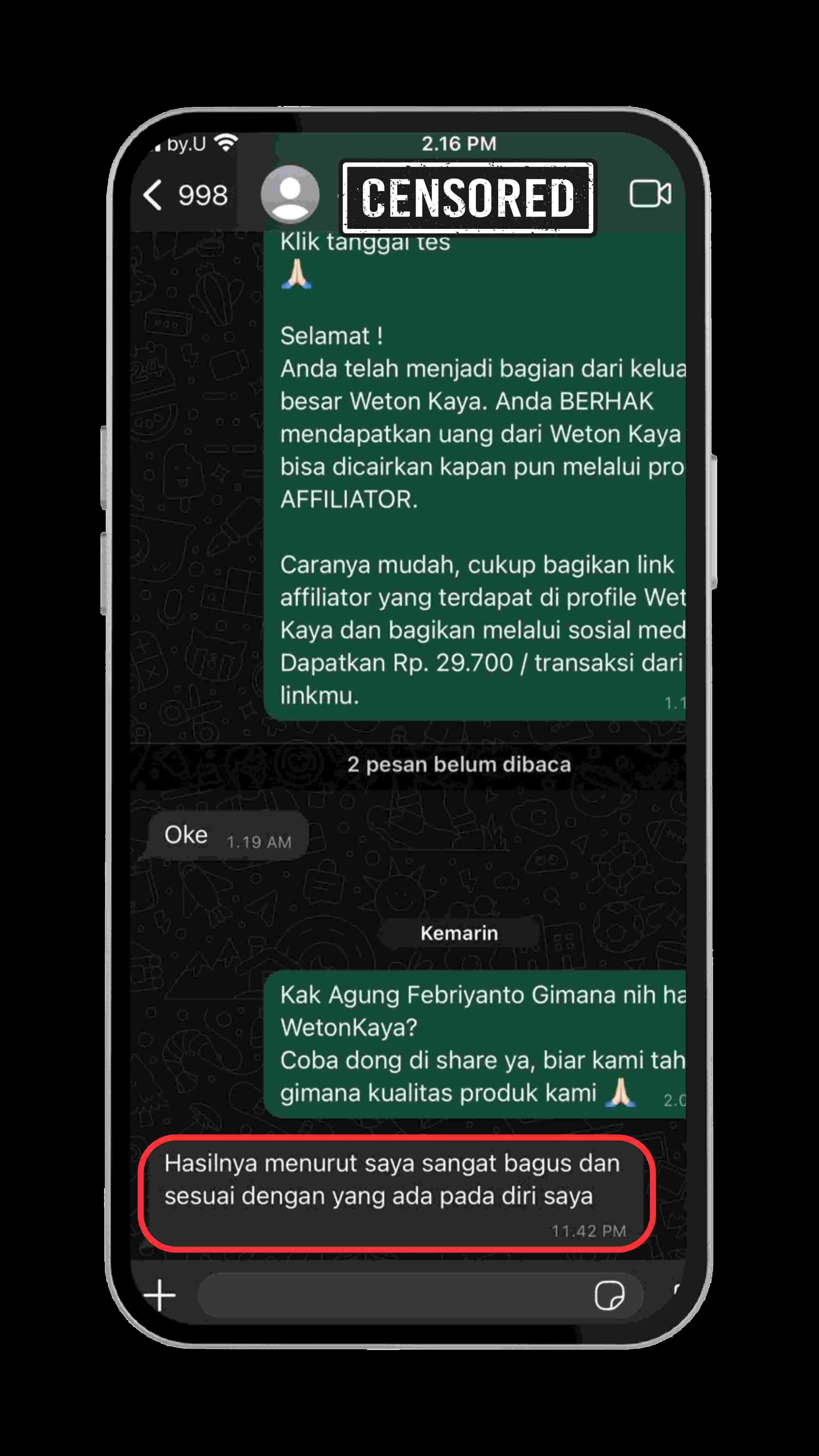 Testi Weton Kaya