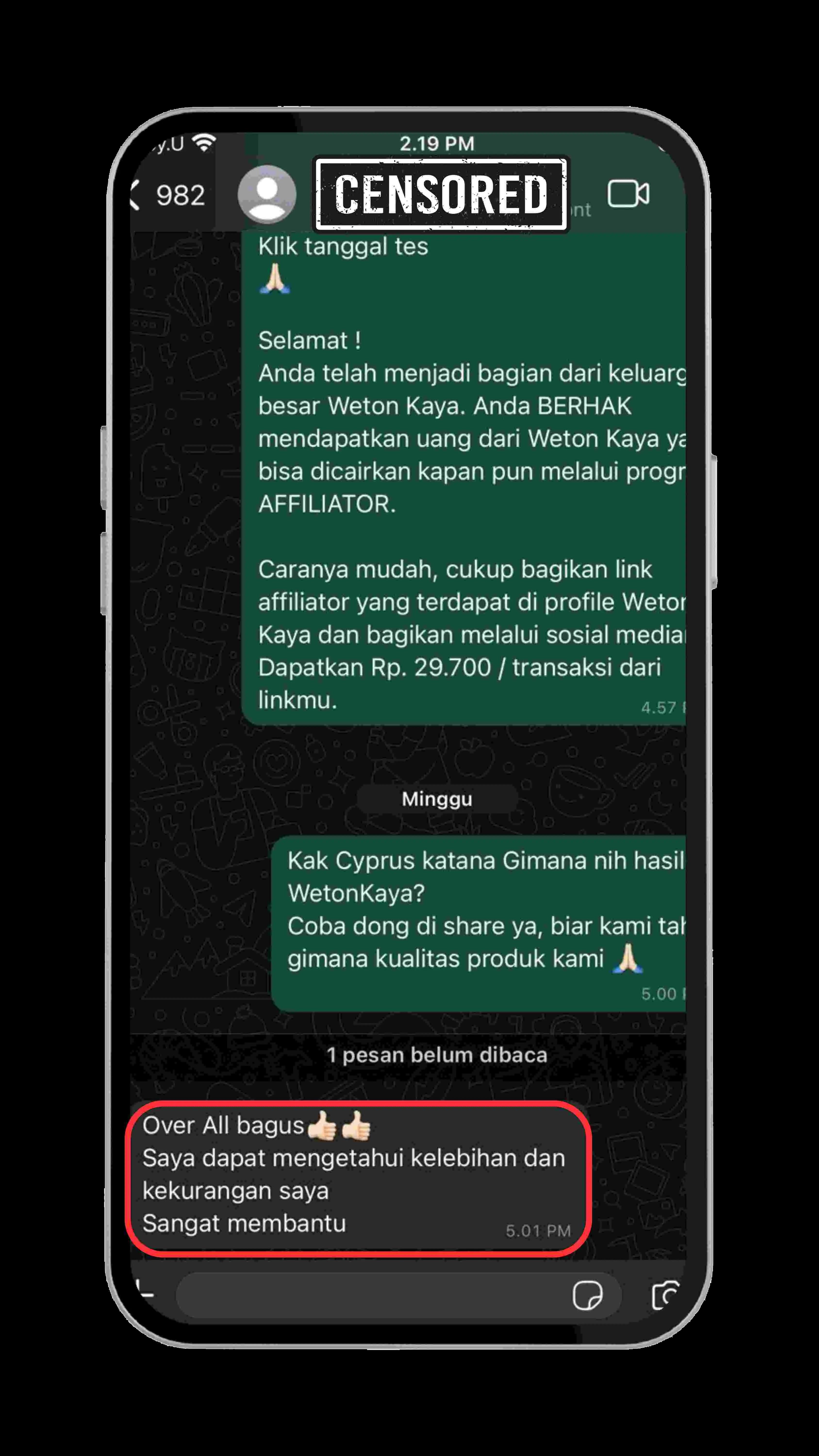 Testi Weton Kaya