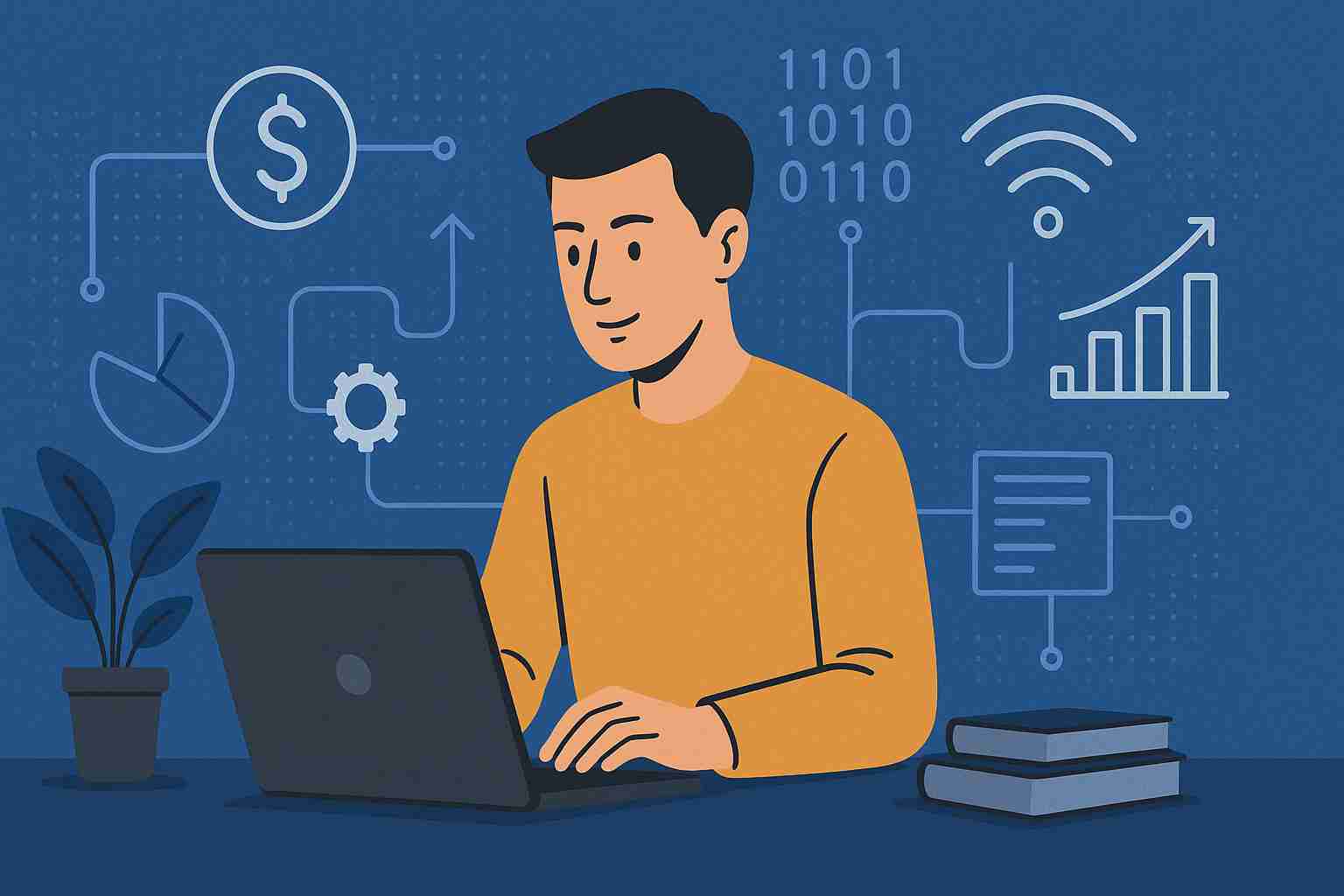 Sebuah gambar yang mengilustrasikan Mengembangkan Kemandirian Finansial melalui Keterampilan Digital