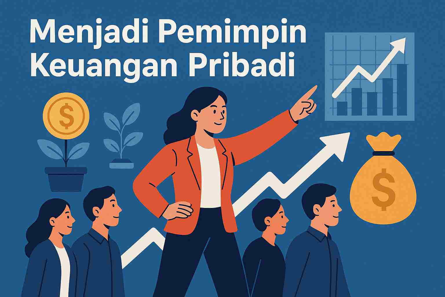 Sebuah gambar yang mengilustrasikan Menjadi Pemimpin Keuangan Pribadi