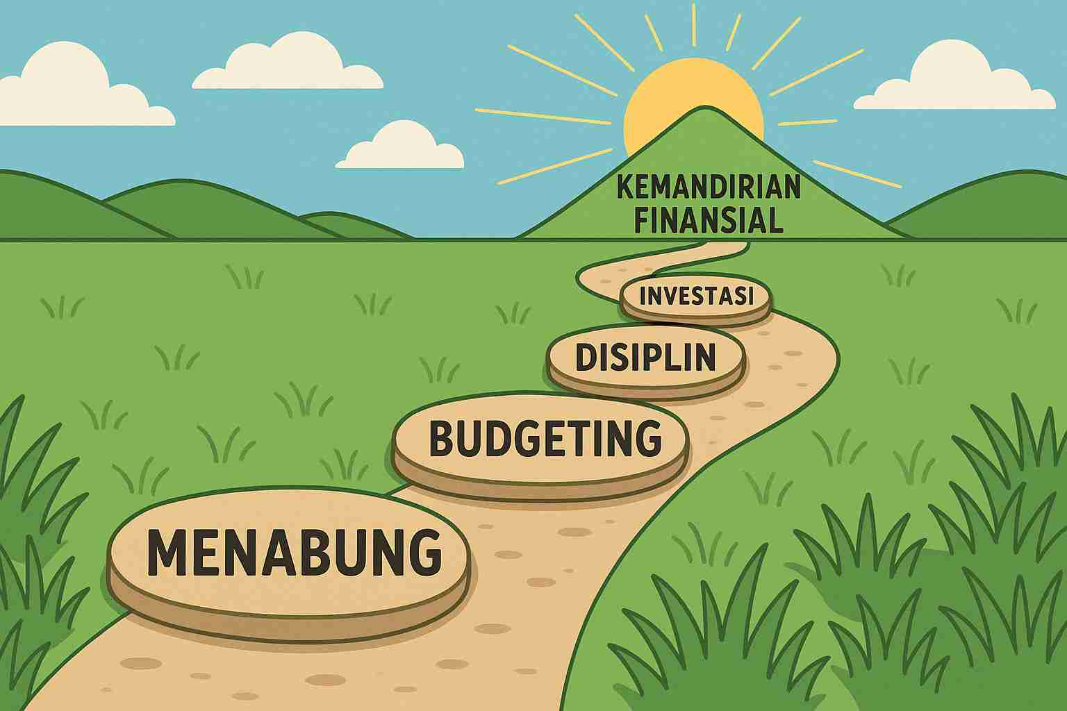 Sebuah gambar yang mengilustrasikan Membangun Kebiasaan Positif untuk Kemandirian Finansial